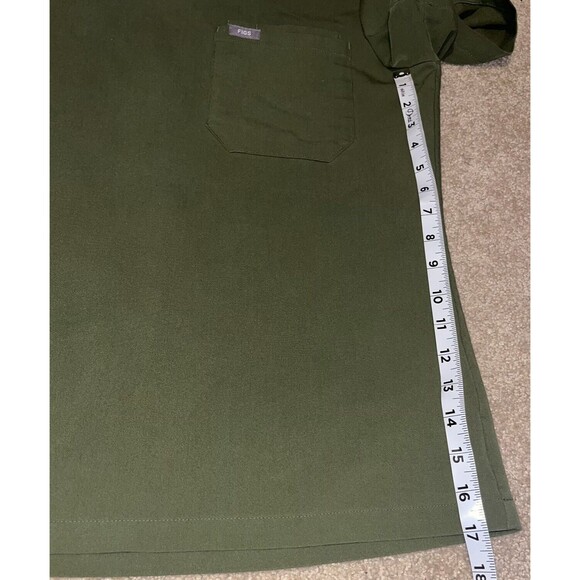 Figs (S) Moss Green Mens Jogger Scrub Pants & Top Set Technical Collection (FLAW - Picture 6 of 16